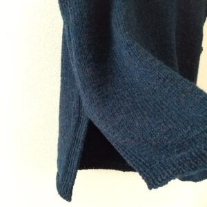 ニットベスト脇スリット