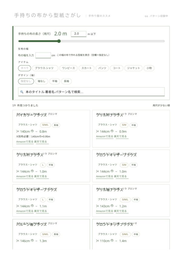手持ちの布から型紙Jpeg