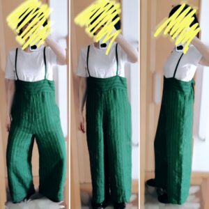 サロペット着画
